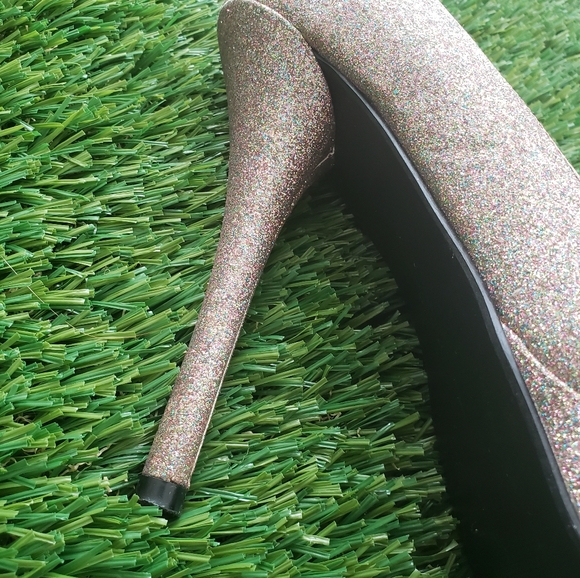Glitter Sparkle Platform Heels - Picture 3 of 3